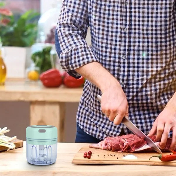Garlic chopper size