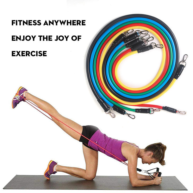 Resistance band kit carrying bag and accessories