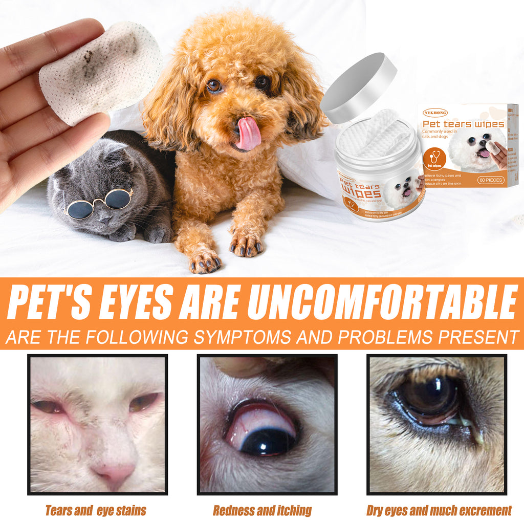 Pet wipes for cats and dogs