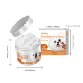 Pet tear stain wipes jar